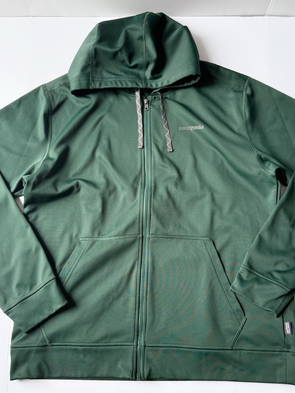 Patagonia Fitz Roy Trout Polycycle Full-Zip Hoodie Forest Green XL